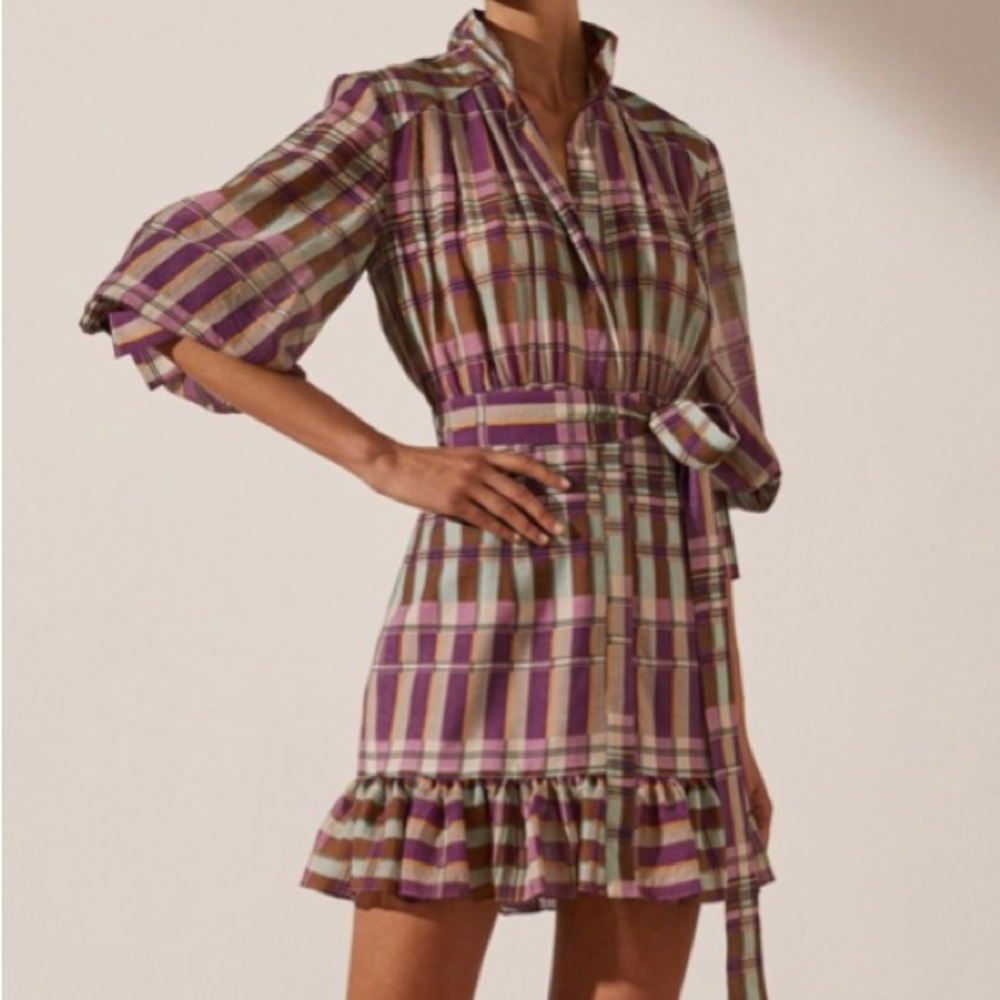 Shona Joy Leonora Balloon Sleeve Dress - Picture 4 of 4